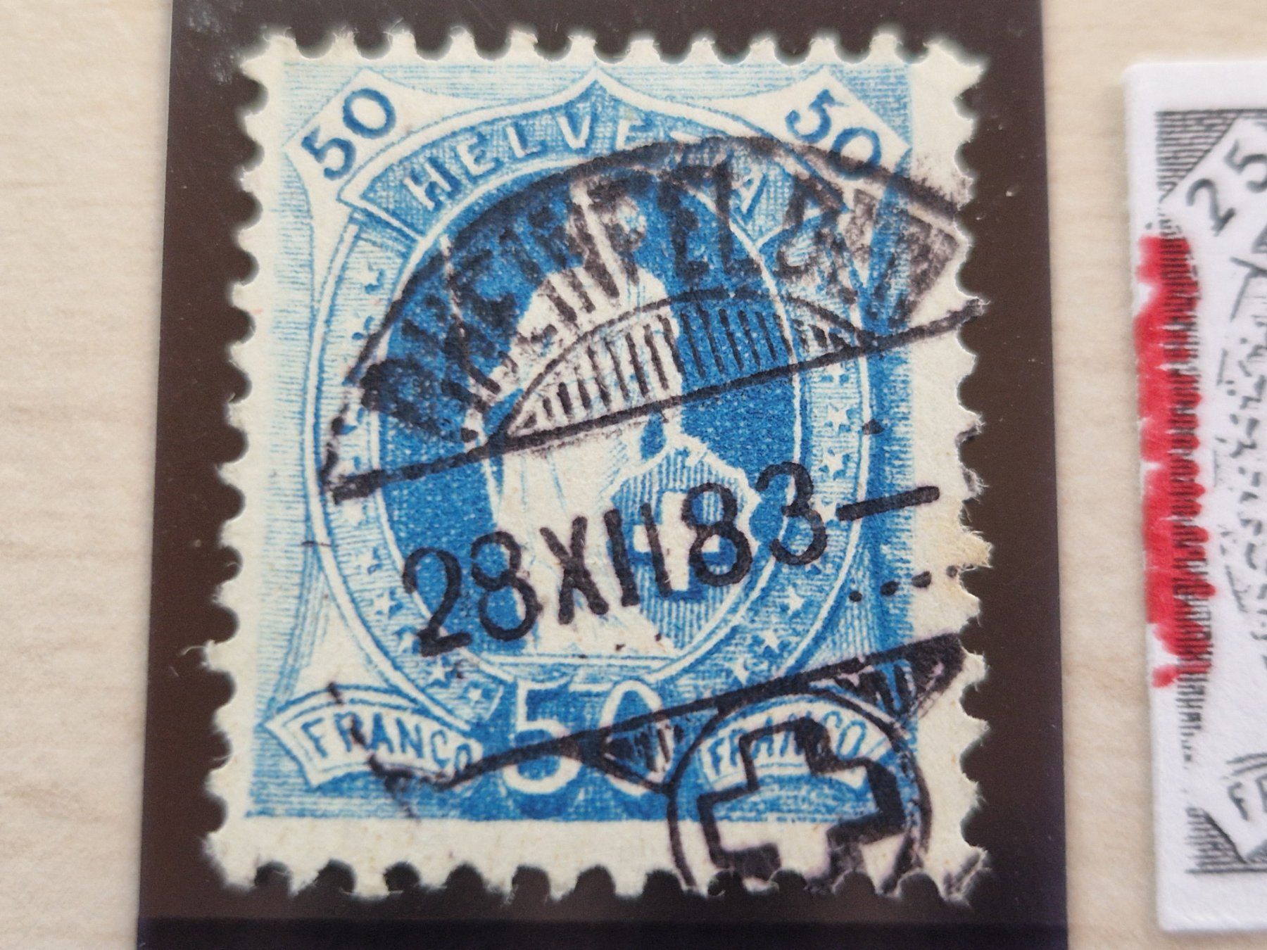 Alle Briefmarken: Stehende 70A.2,41/I, RHEINFELDEN, ab 1.- – Gebraucht aus Burgdorf von Glossy01 1