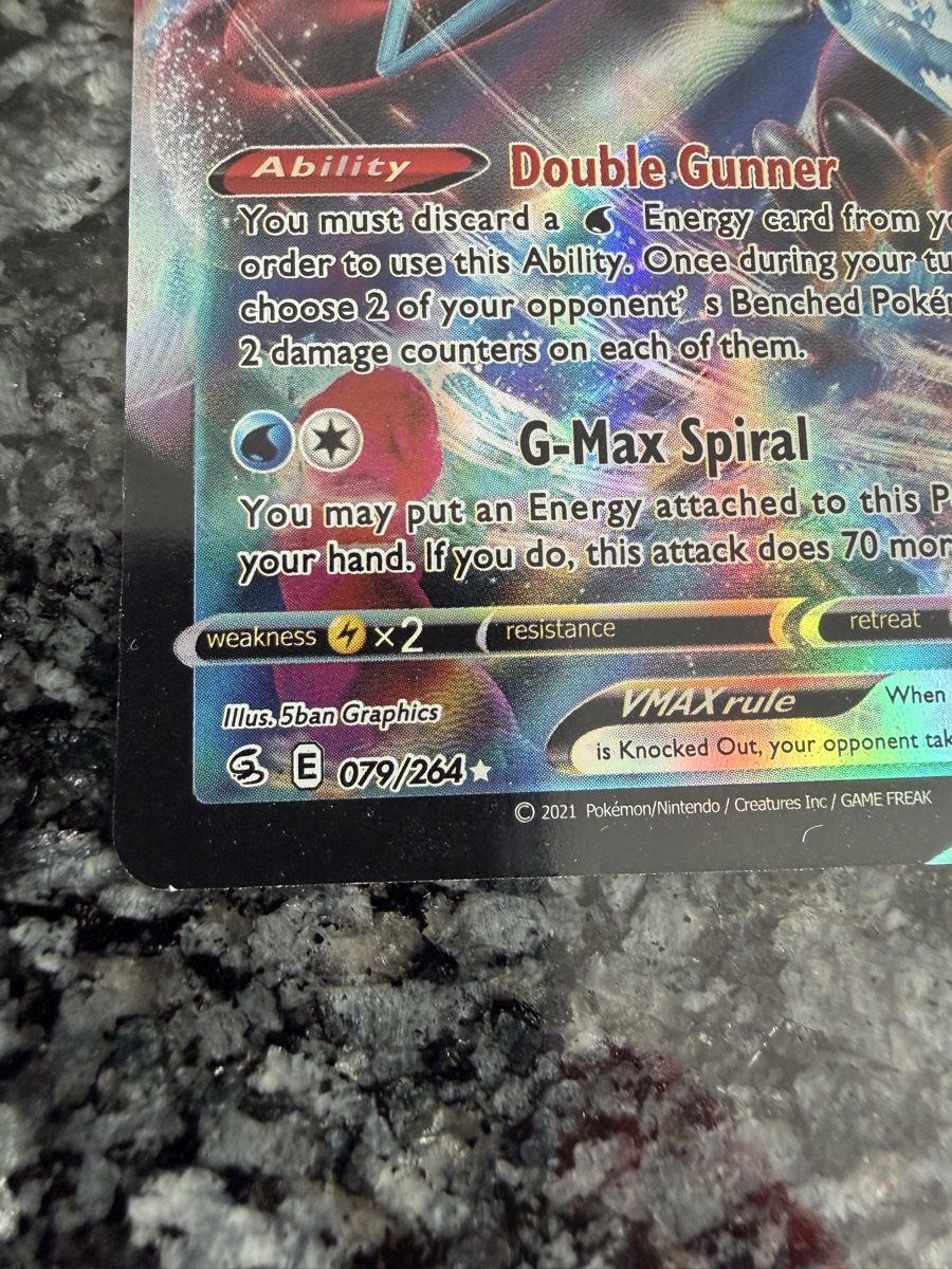 Pokémon Carte collezionabili: Pokémon Inteleon VMAX 079/264 – Usato da Liestal venduto da arl_6tv7 1