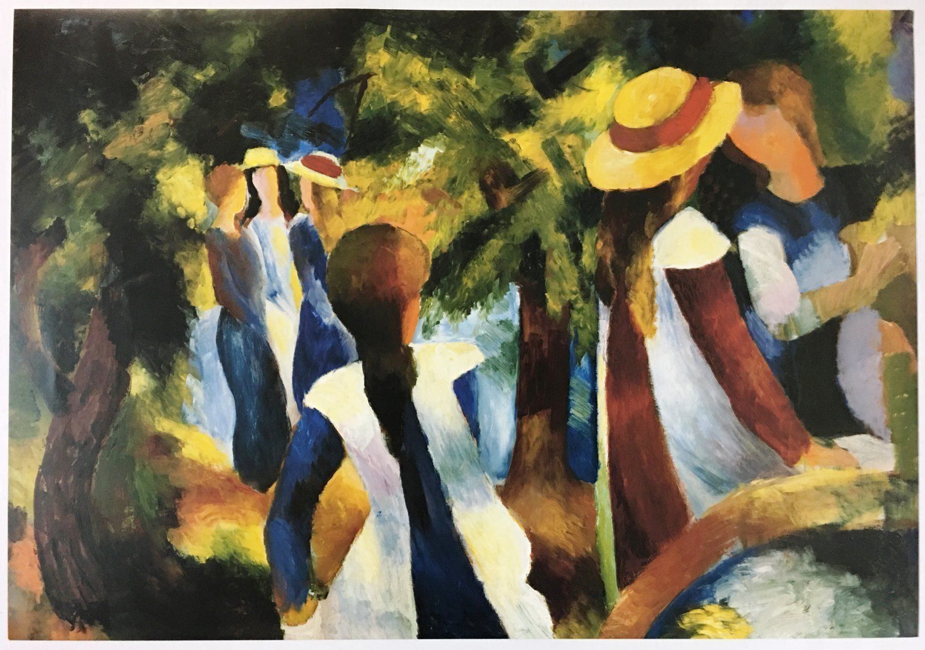 Poster & Bilder: Kunstdruck A. Macke - 69 x 48cm – Gebraucht aus Oftringen von Vucki