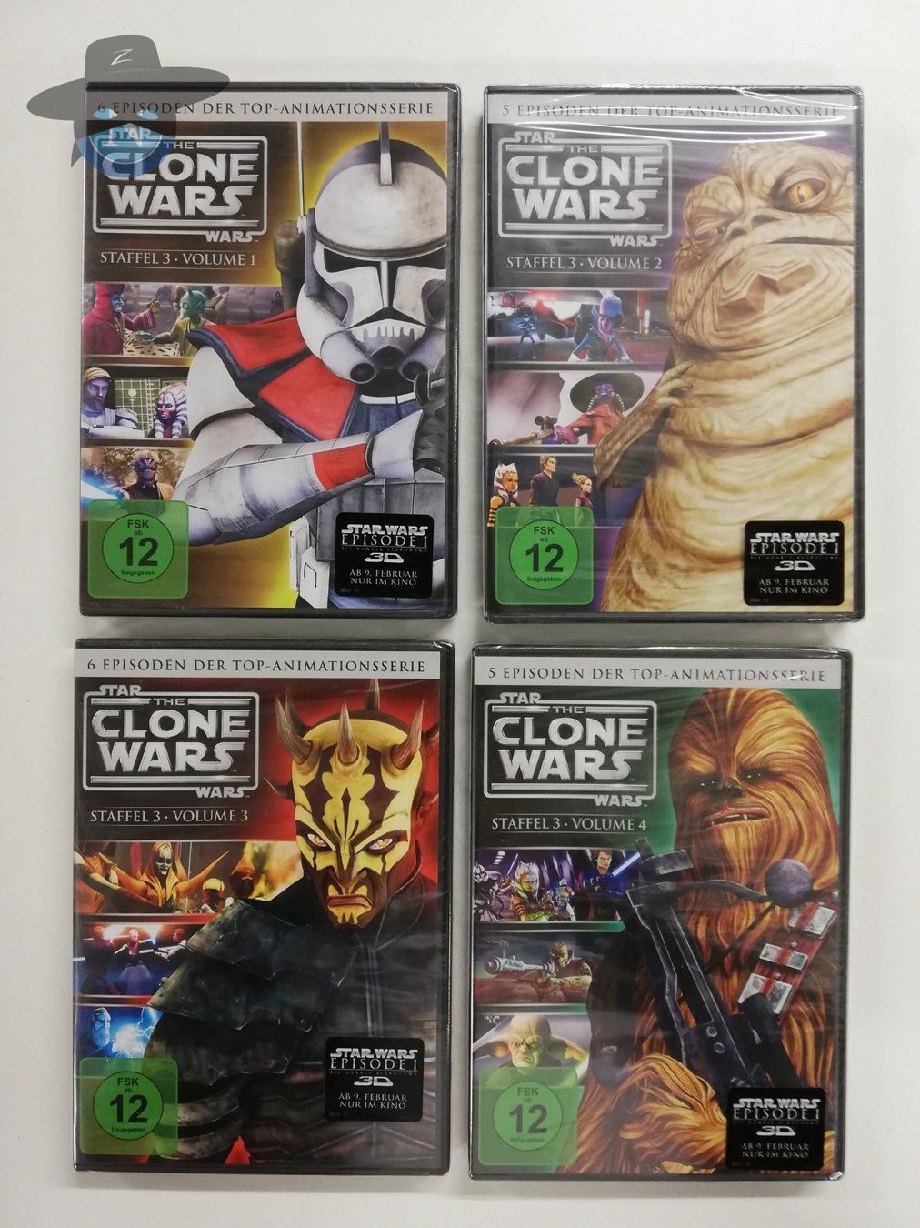Tutti i DVDs: Star Wars Clone Wars Staffel 3 Animation – Nuovo (secondo la descrizione) da St. Gallen venduto da zorro_dc