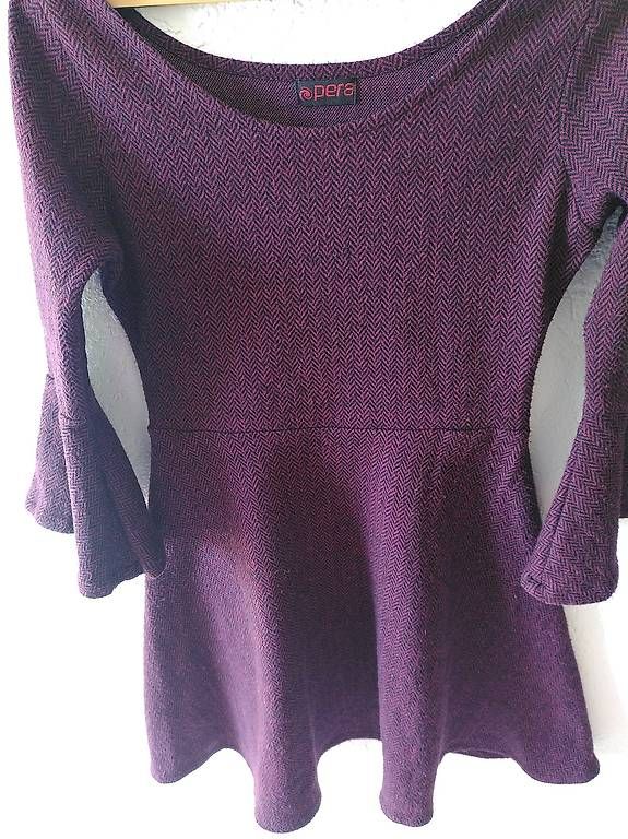 Vestiti: Vestito mini bordeaux svasato  taglia S – Usato da Sessa venduto da uza_x5jm 2