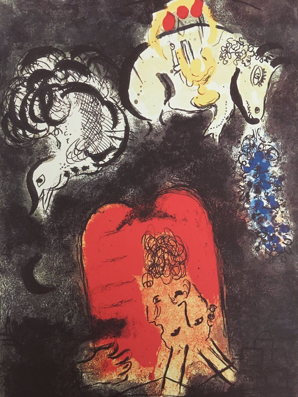 Grafiken & Lithographien: Marc Chagall Exodus – Zyklus      "Frontispiz" – Gebraucht aus Nennigkofen von Sommersonnen 3
