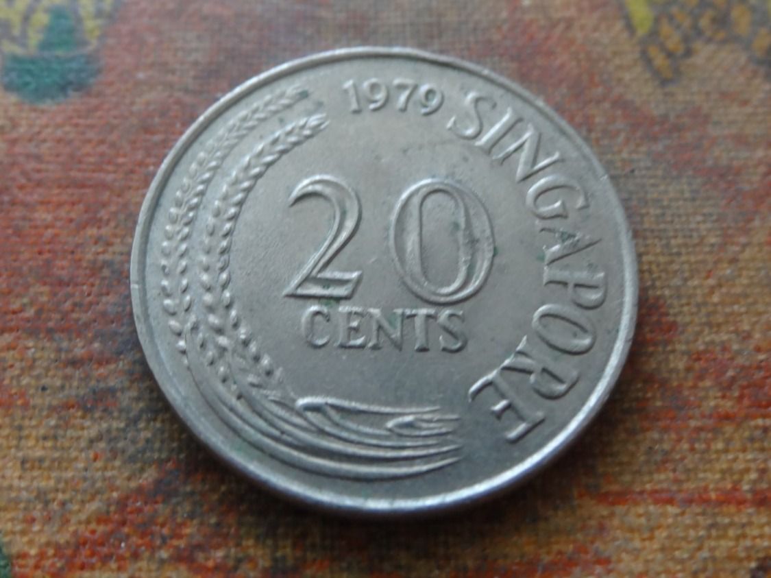 Tutti le monete: SINGAPOUR  20  Cents  1979 – Usato da Romanel-sur-Lausanne venduto da Swift13