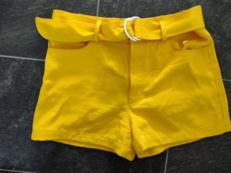 Original Sandro Paris Shorts - gelb - Gr. 36