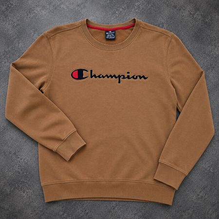 CHAMPION Sweat-shir Crew neck Camel Taille M