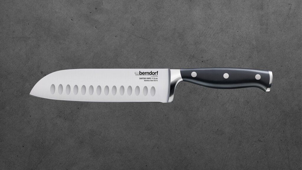 Berndorf Coltelli da cucina: Berndorf Santoku Messer 17.8 cm Edelstahl – Nuovo e nell'imballaggio originale da Luzern venduto da Venancio66
