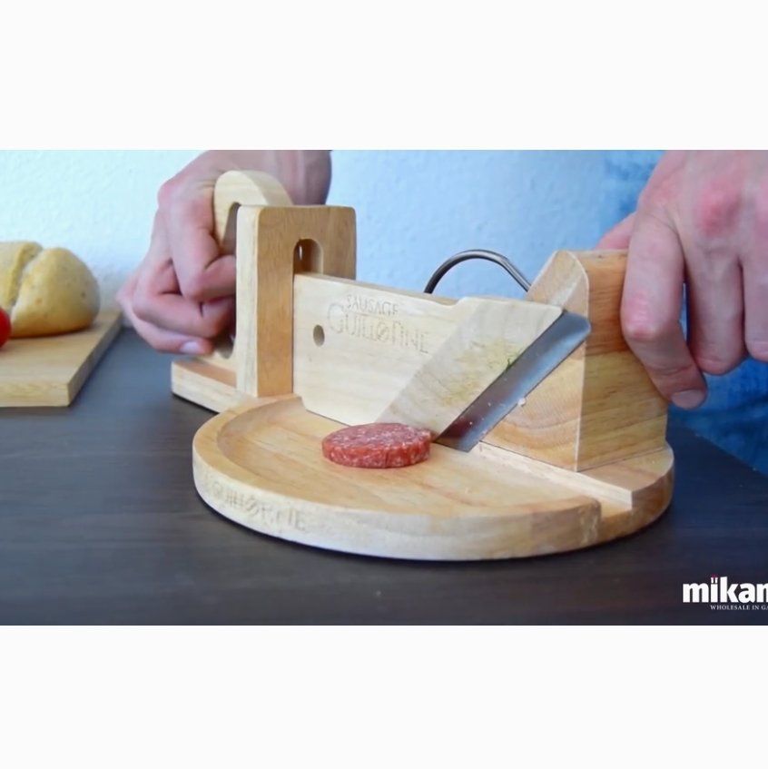 Elettrodomestici da cucina: Wurst-Guillotine mit doppelschneidiger Edelstahlklinge – Nuovo e nell'imballaggio originale da Weisslingen venduto da holz-spielen.ch 6