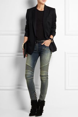 Orig. BALMAIN Motorcycle Jeans Gr. XXS, NP 1'100.--