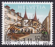SBK-Nr. 1381 (1000 Jahre Stadt Neuchâtel 2011) ET-gestempelt