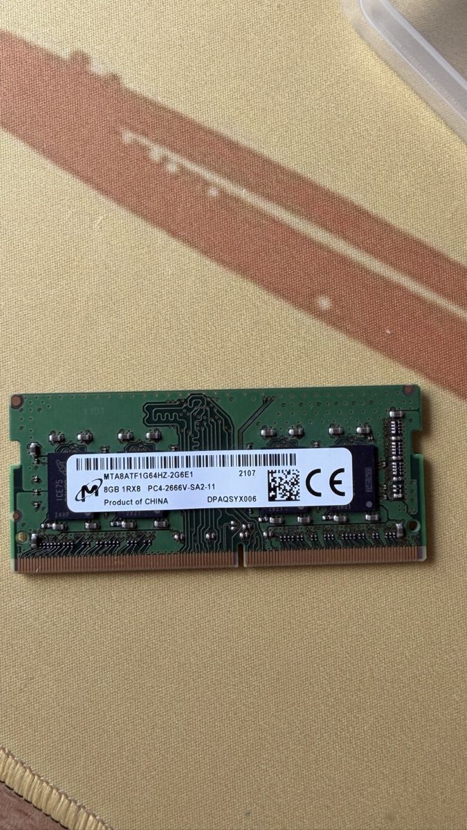 Memoria / RAM: 8GB DDR4-2666 Sodimm – Usato da Schwerzenbach venduto da Amv_w2s