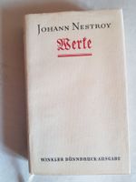 Johann Nestroy - Werte - Winkler Dünndruck-Ausgabe 1962