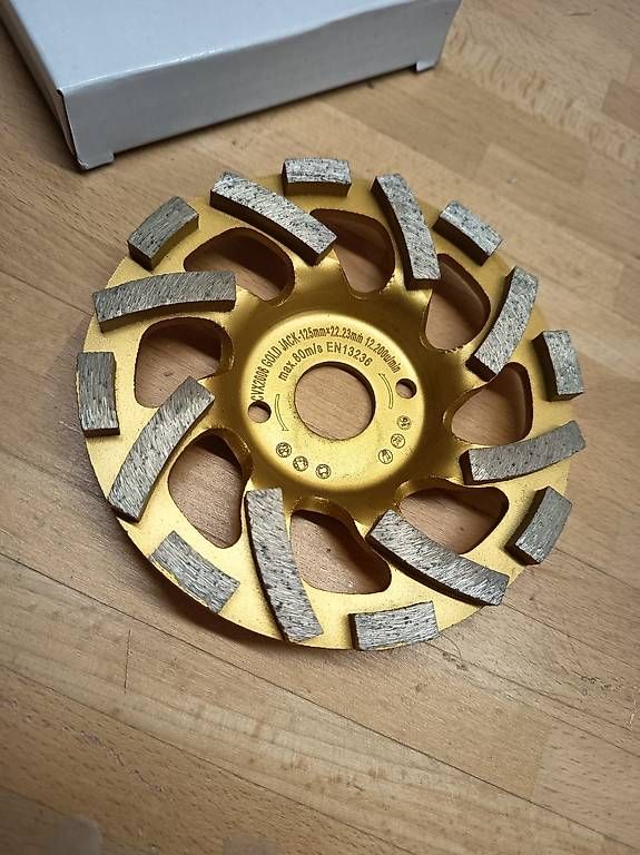 Smerigliatrici & Lucidatrici: Schleifteller Diamant Goldjack 125mm – Usato da Grindelwald venduto da Lobhorn