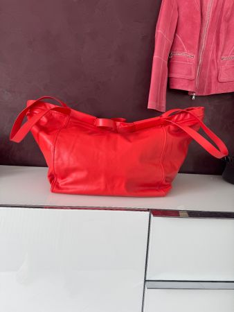 BALLY Billboard Leather Tote Bag - Orange River