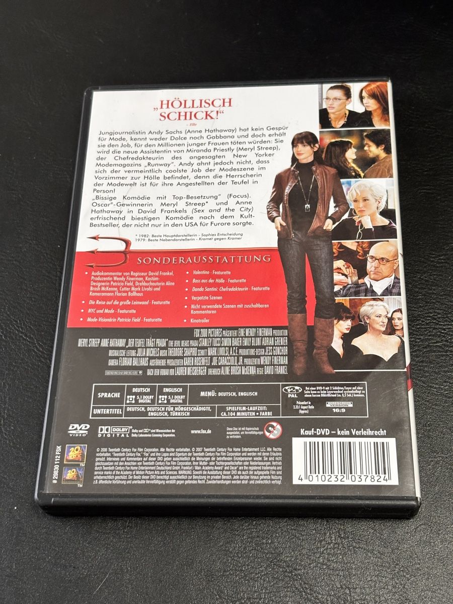 Alle DVDs: DVD Der Teufel trägt Prada – Gebraucht aus Luzern von Armastra 1