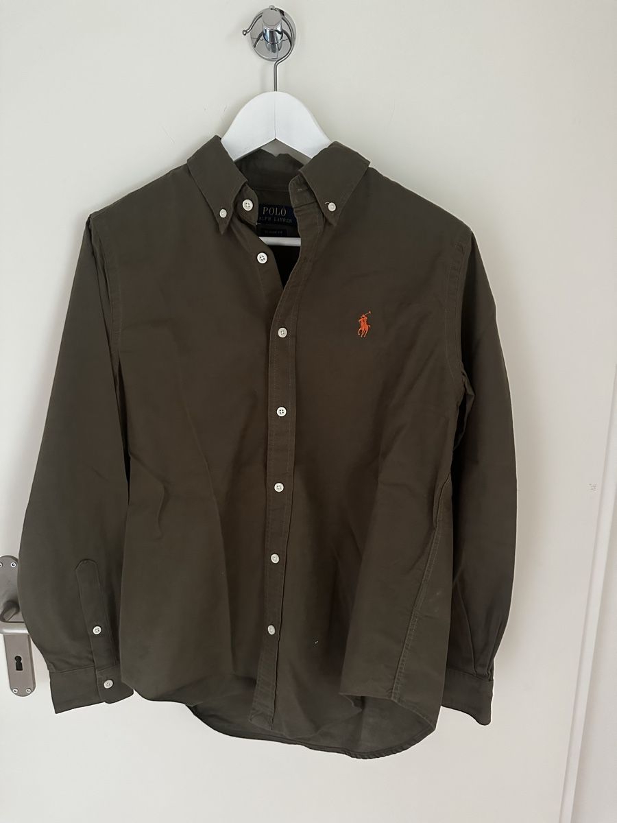 Ralph Lauren Camicie: Chemise Olive Ralph Lauren – Nuovo (secondo la descrizione) da Genève venduto da rom_56hd 1