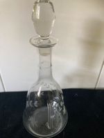 Alt Deco Laraffe 1930 Kristall - Glas   -   Handgeschliffen