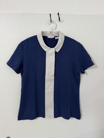 Lacoste Poloshirt mit Reissverschluss marine Grösse 46 rare