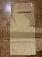Nappe jaune moutarde à motif ondulé - Superbe!