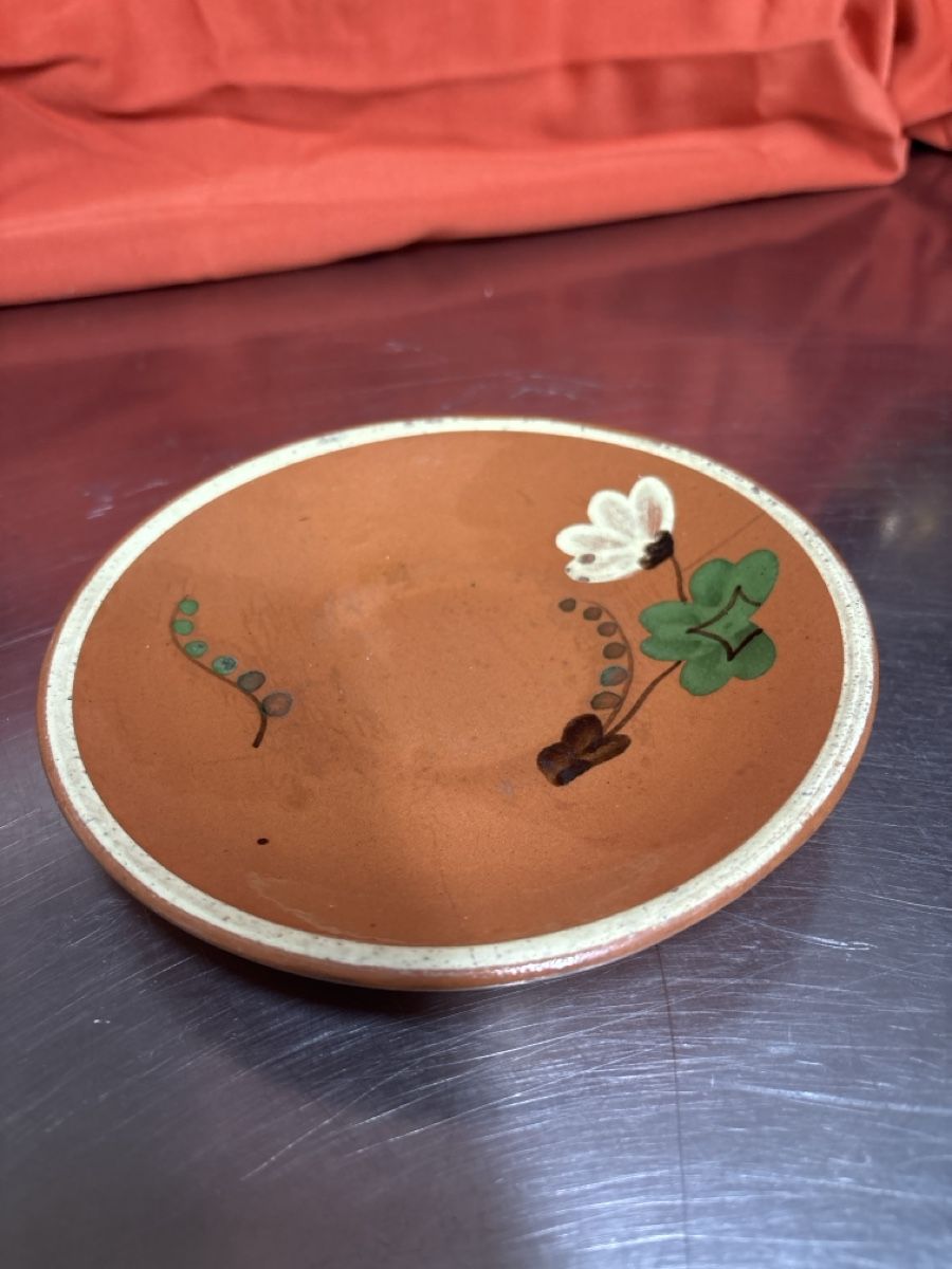 Vasi & Recipienti: Krug,Vase und Teller aus Ton mit Blumenmuster. – Usato da Lotzwil venduto da kie_fdq8 4