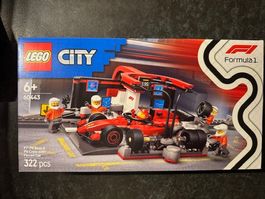 LEGO City 60443, F1® Boxenstopp mit Boxencrew, NEU/OVP