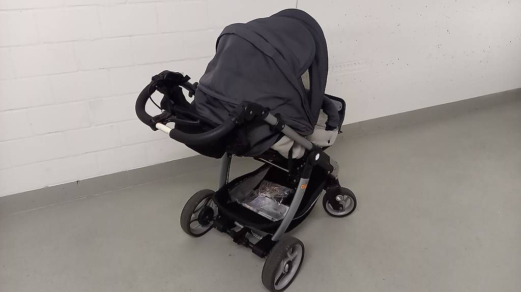 Teutonia Carrozzine: Teutonia Cosmo Kinderwagen mit Sitz und Wanne – Usato da Arbon venduto da AMBaMu 1