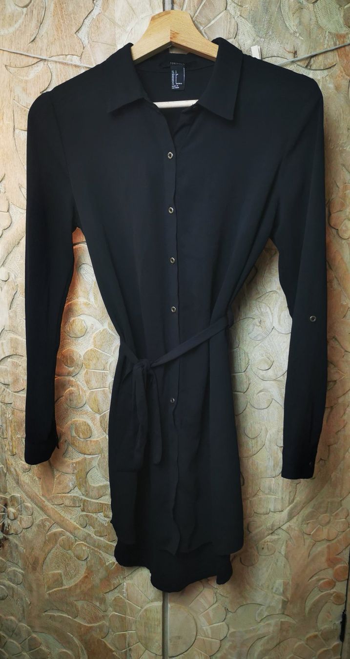 Kleider: Schwarzes Hemdblusenkleid, elegant & schick - Gr. S – Gebraucht aus Wettingen von JasminL92-2