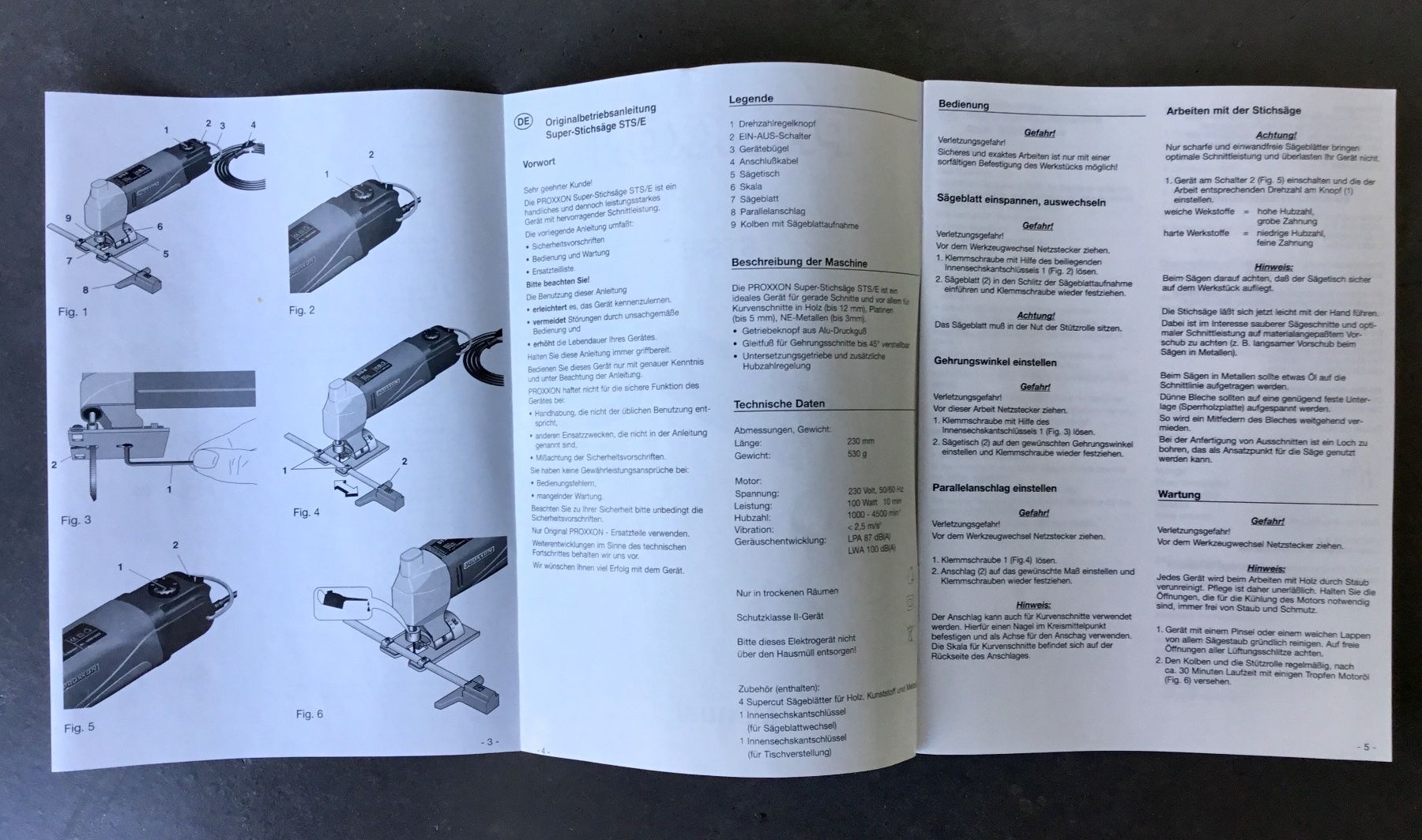 Proxxon Seghe: Proxxon Super-Stichsäge STS/E inkl. Koffer – Nuovo (secondo la descrizione) da Eggersriet venduto da Wiese61 7