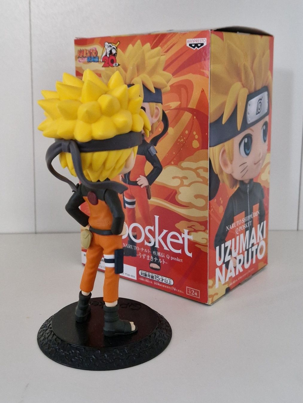 Bandai Statuette: Naruto Qposket Naruto Ver.A  16cm – Usato da St-Imier venduto da ATTAKSHOP 1