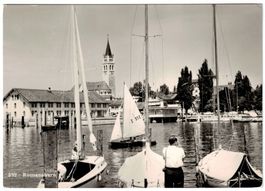 Romanshorn, Hafen, Yachten, gelaufen 1962