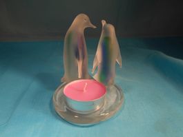PartyLite Teelichthalter. Pinguine