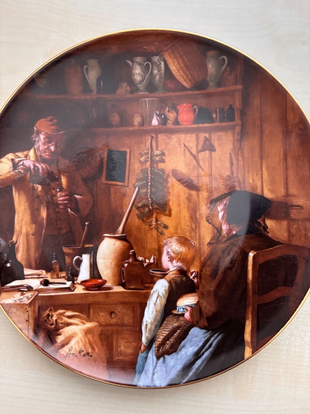 Assiettes: Sammelteller Albert Anker (Teller 5) – D'occasion à Leibstadt par Dany603