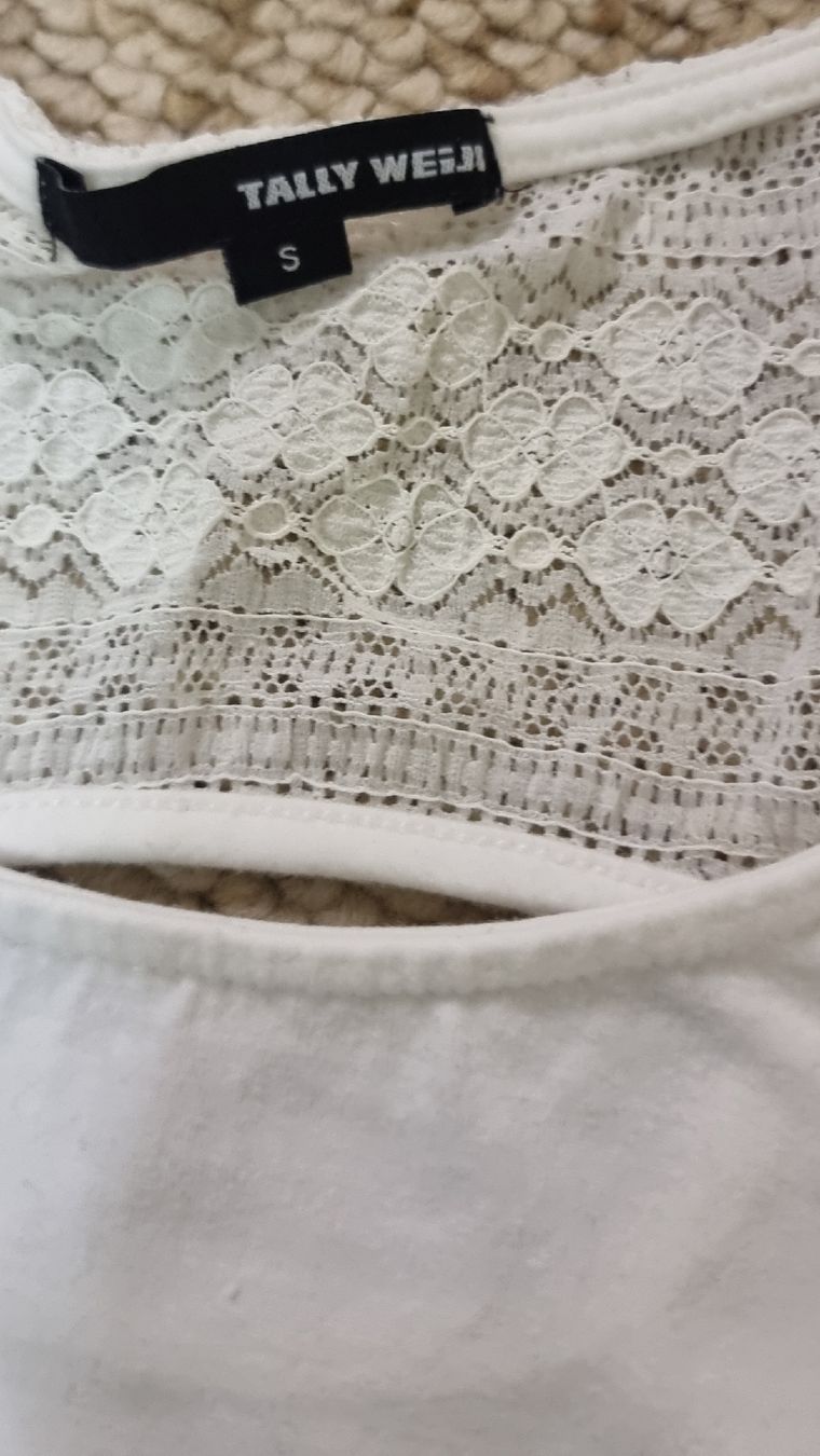 T-shirt: Shirt 3/4 arm mit Spitze – Usato da Ettingen venduto da ssc_dsr2 3