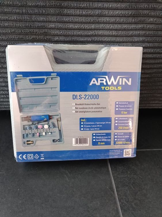 Tutti gli attrezzi: Neues Arwin Druckluft Stabschleifer Set – Nuovo e nell'imballaggio originale da Buchs SG venduto da sem_vd5r