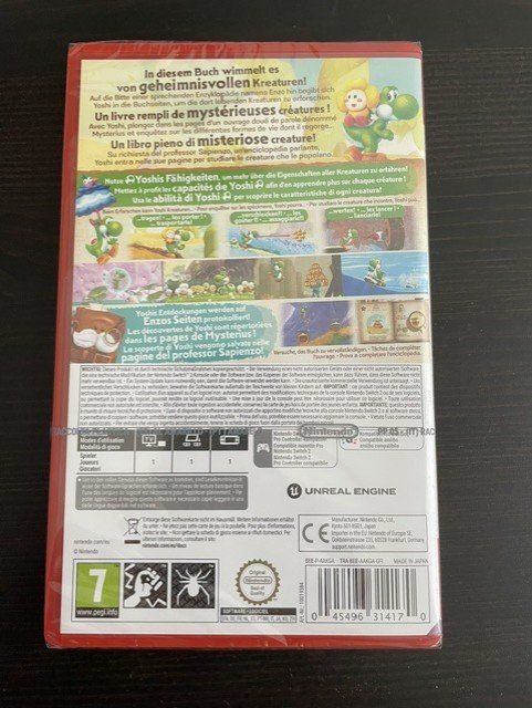 Nintendo Spiele: Yoshi and the Mysterious Book, Switch 2 – Neu und originalverpackt aus Laufen von Abtibus 1