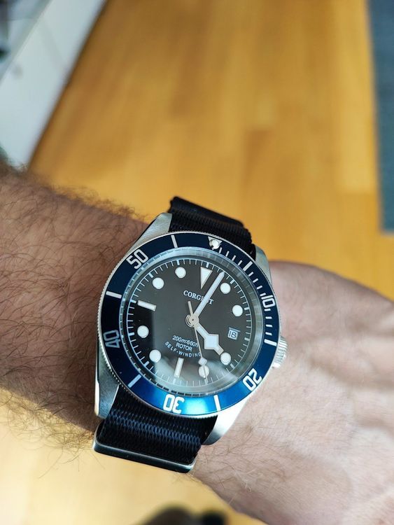 CORGEUT Black Bay blau Automatik Kaufen auf Ricardo