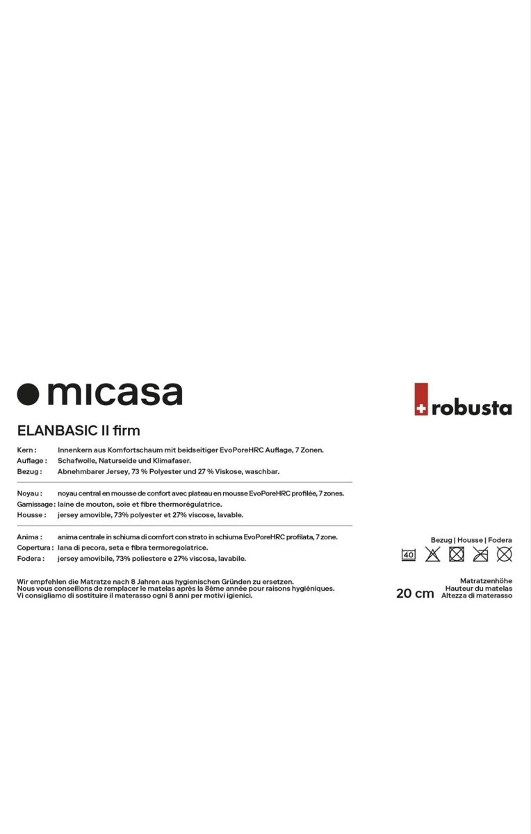 Micasa Matratzen: Matratze Micasa  – Gebraucht aus Lenzburg von Delfin2018 2