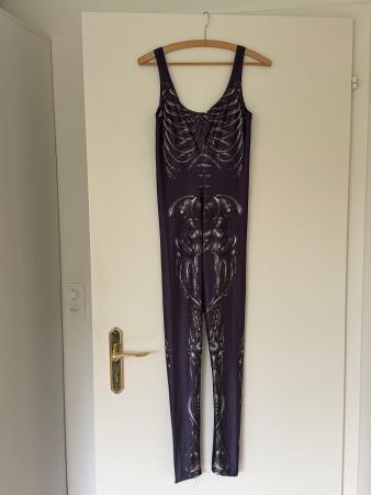 Skeleton jumpsuit size S-M