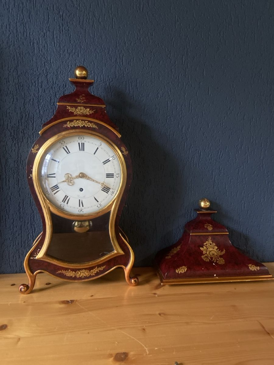Zenith Orologi da terra & Orologi da parete: Antike Zenith Pendeluhr, Holz, Blattgold – Usato da Wangen an der Aare venduto da Thedog