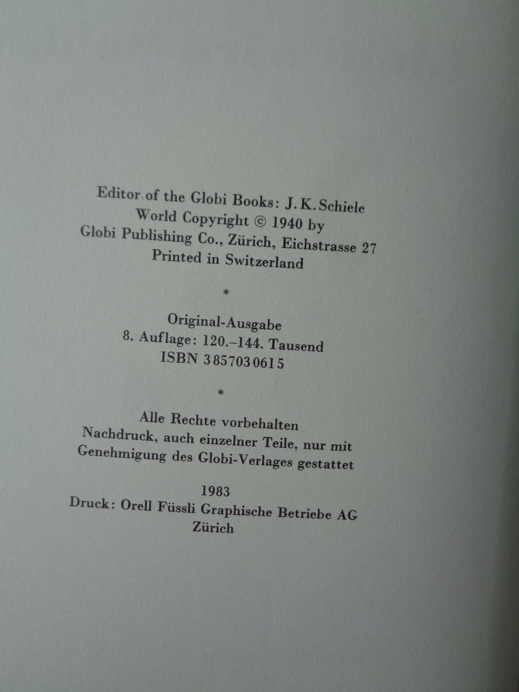 Libri: Globi wird Soldat - 8. Auflage 1983 – Usato da Chur venduto da Oregano1 2