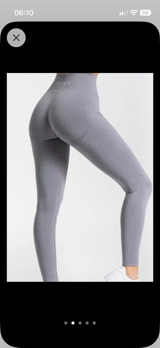 Teveo Leggings: Teveo Classy Leggings Grau Gr. L – Usato da Zug venduto da IndiQueen 1