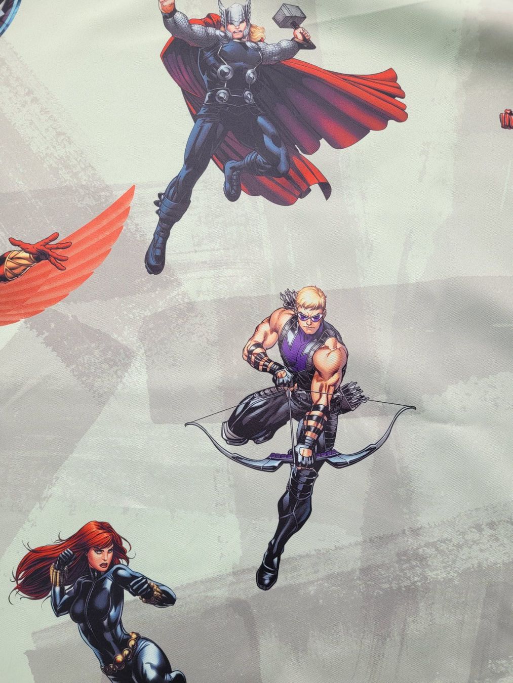 Stoffe: Marvel Avengers     Stoff 2.10m x 1.45m   Neu   Polyester – Neu und originalverpackt aus SCHÜBELBACH von CoKaHa 2
