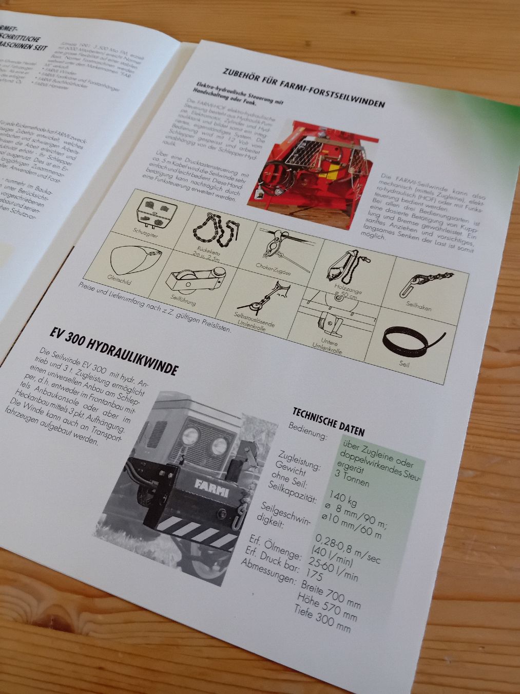 Documenti: Prospekt Farmi Seilwinde Forstseilwinden – Usato da St. Urban venduto da volvodreamer 2