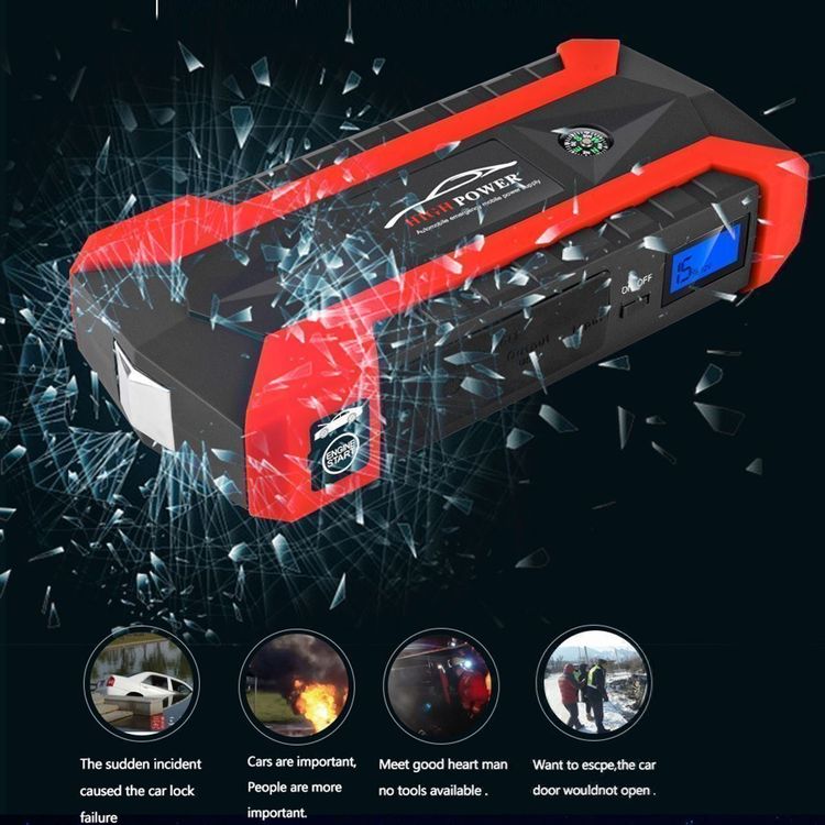 Auto Starthilfe 10000mAh 12V Notfall Power Bank Fü... - Grandado