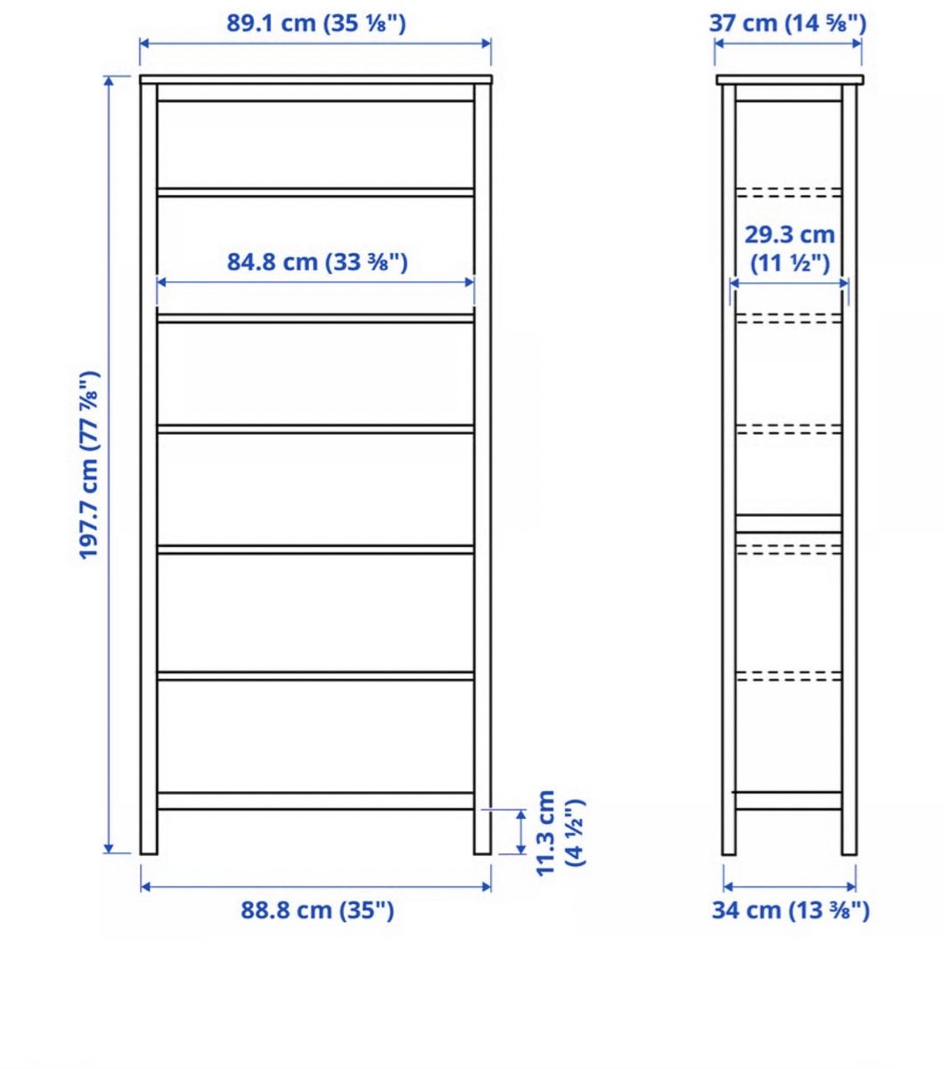 Étagères: Ikea HEMNES Bücherregal – D'occasion à Diessenhofen par Ibrahim_dndr 5