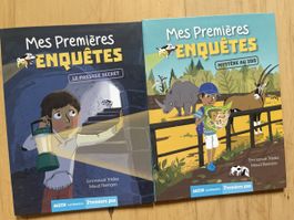 Lot de 2 livres Mes Premières Enquêtes "Le Passage Secret" "