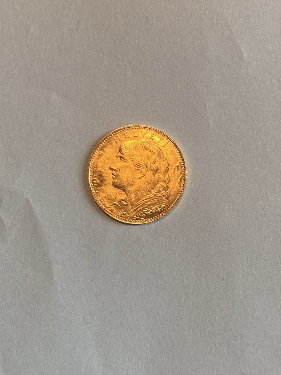 Tutti le monete: Goldvreneli 10 Fr.1922 Top Stgl. – Usato da Arlesheim venduto da Roemel1 1