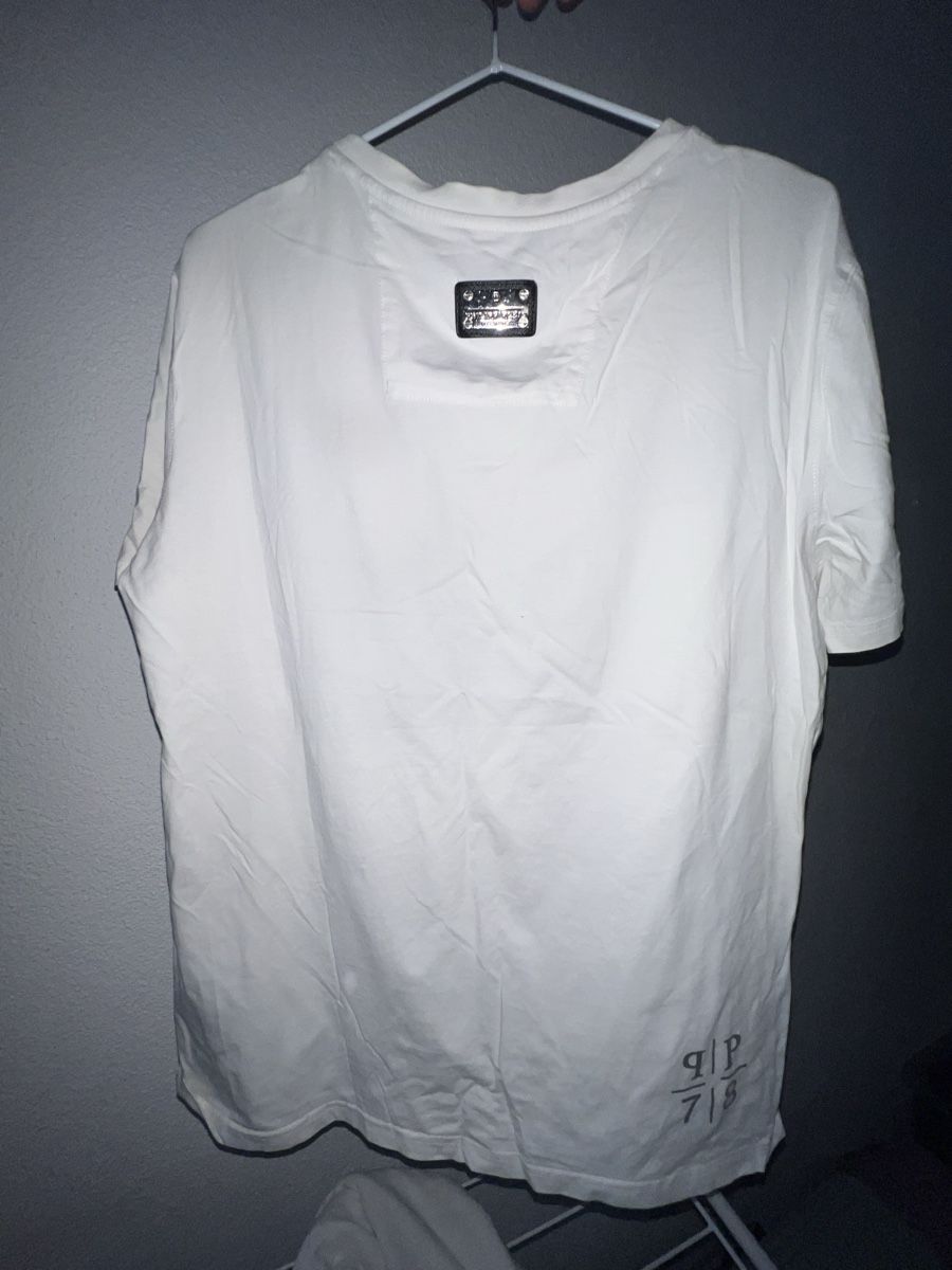 T-shirt: Original Philipp Plein T-Shirt weiss – Usato da Roggwil BE venduto da Jebu7 1