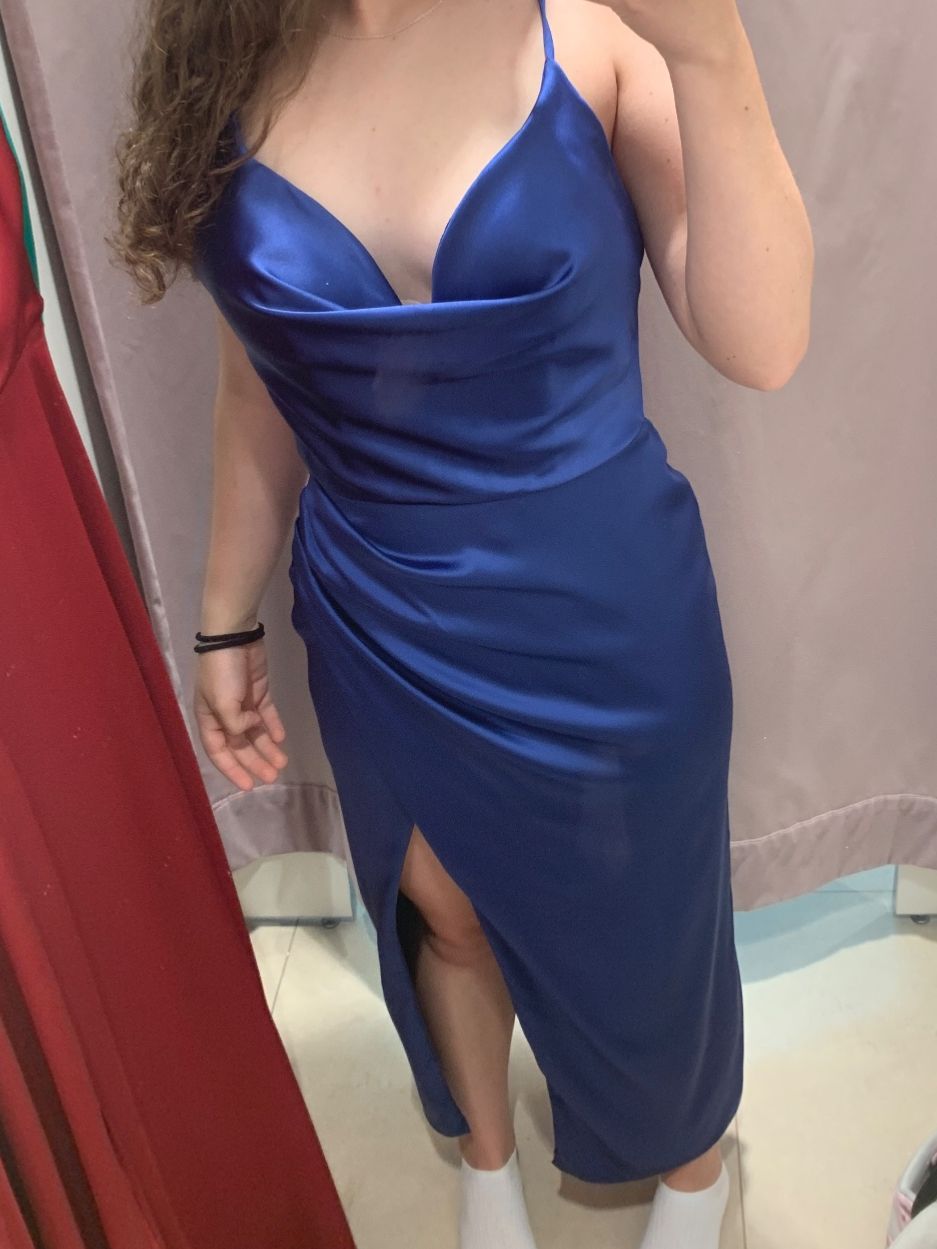 Kleider: Abendkleid blau Grösse 34 – Gebraucht aus Rütihof von sul_s5r2 4