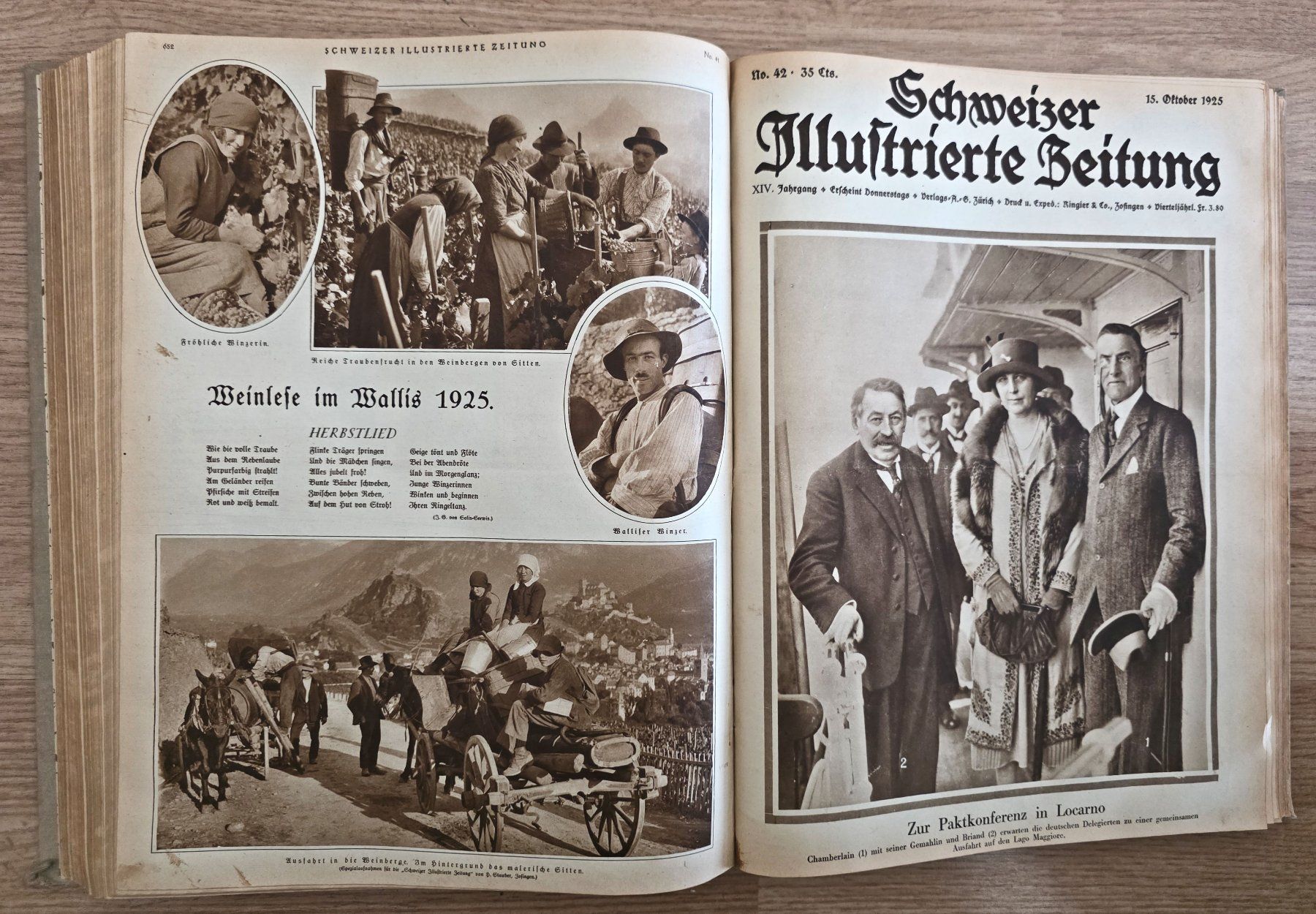 Zeitschriften & Magazine: Schweizer Illustrierte - Jahr 1925 - komplett, gebunden – Gebraucht aus Basel von chrisKB 7