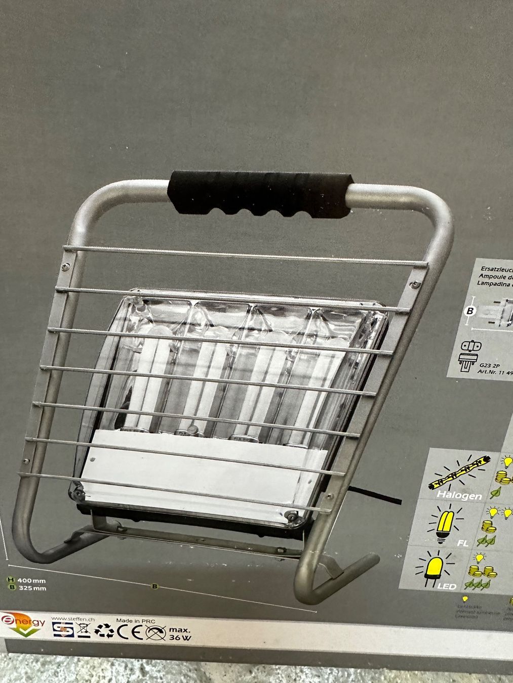 Lampes: 4 Baustrahler Neu – Neuf avec emballage d'origine à Nottwil par marcowu79 1
